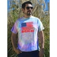 thumbnail image 2 of American Flag 4Th Of July. Tie Dye Spiral Men -Image by Shutterstock, Male XX-Large, 2 of 4