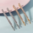 thumbnail image 4 of MIALLO Fashion Silvery & Golden Bobby Pins 4 Pack, Sparkly Full Rhinestone Hair Clips, Delicate Everyday Hair Accessories for Women and Girls, 4 of 7