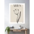 thumbnail image 2 of Aries Flower Art Design, Tulip Flower, Matisse Style Artwork Poster Wall Art, Modern Wall Decor For Living Room Bedroom, 8x12 UNFRAMED, 2 of 3