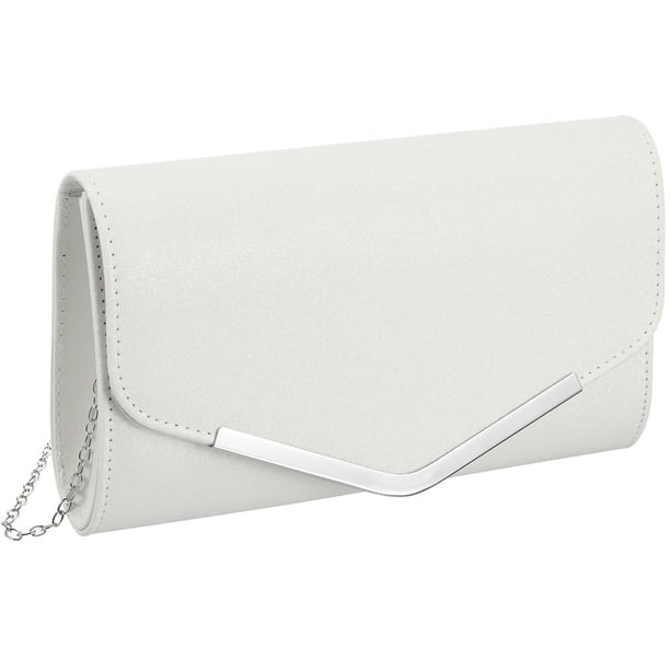 Bolso de mano de noche para mujer, elegante bolso con cadena para fiestas y bodas, sencillo bolso bandolera con cadena para damas y niñas.