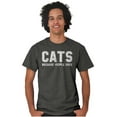 thumbnail image 5 of Cats Because People Suck Pet Lovers Men's Graphic T Shirt Tees Brisco Brands S, 5 of 6