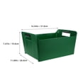 thumbnail image 3 of FONDOTIN Plastic Beer Bottle Storage Bin Organizer with Lid, Beverage Bottle Holder for Home, Bar, Kitchen, 3 of 6