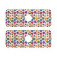 thumbnail image 7 of Yayeee Faucet Mat for Kitchen Sink 14.7" Diatomite Long Splash Guard Pad, Colorful Abstract Flowers, 2 Pack, 7 of 7