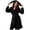 502_Black, variant on Bath Robes for Women Fashion Sweatshirt Rhinestone Printed Padded Jacket Loose Zipper Hoodie Jacket Women's Essentials Summer Loungewear