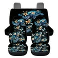 thumbnail image 7 of Binienty Sea Turtle Car Seat Covers Set Universal Tropical Floral Automotive Seat Protector Covers Non-Slip Vehicle Cushion Cover Stretchy for Sedans, SUVs, Trucks, 7 of 7