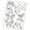 Butterfly, variant on SDFGTstore Prismatics Window Clings Antis-Collision Window Decal to Save Birds from Window Collision,None Adhesive Rainbow Sticker