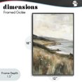 thumbnail image 4 of Stupell Industries Coastal Northern Coast Seaside Landscape Black Framed Giclee Art, 12 x 18, by Petals Prints Design, 4 of 8