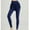 Navy, variant on Womens Leggings with Pockets High Waisted Tight Tummy Control Leggings Stretch Yoga Athletic Workout Running