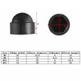 thumbnail image 4 of Ndcxsfigh Tapas Protección Pernos Hexagonales Plástico Cúpula M10 10 Uds. para Coche Y Motocicleta, 4 of 9