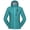 BLUE, variant on Women's High-performance Waterproof Rain Jacket Ultra Lightweight Outdoor Rain Coat Shell Blue XL