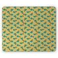 thumbnail image 1 of Turquoise Blue Mouse Pad, Abstract Pattern of Flower Petal with Peduncle, Rectangle Non-Slip Rubber Mousepad, Camel Dark Turquoise, by Ambesonne, 1 of 2