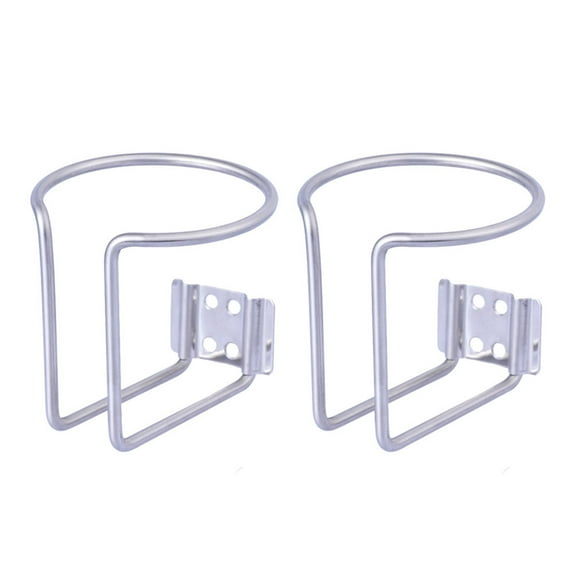 2 Pcs Drink Holder for Pontoons Car Cup Truck Accessories Rv Stainless Bottle Bike Boat Inserts Cart