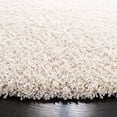 thumbnail image 4 of Safavieh Evolution Rothesay Solid Shag Area Rug, Ivory, 6'7" x 6'7" Round, 4 of 11