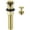 Brushed Gold, variant on Pop-Up Drain Stainless Steel With Overflow Anti-Clogging for Vessel Sink Lavatory Vanity Sink Drain with Strainer Basket