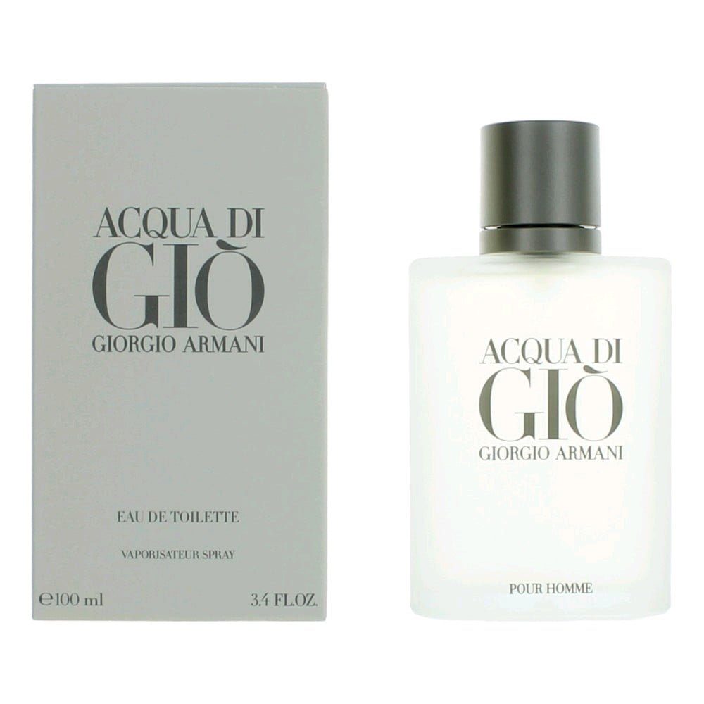 Armani Acqua Di Gio Pour Homme 3.4 Oz EDT Spray for Men, 100 ML