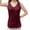 Red, variant on MIXUE Womens Summer Tops Summer Solid Color Casual Knitted Elastic Vest V Neck Sleeveless Pullover Tshirts Activewear,Green,L