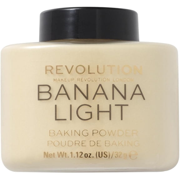 Makeup Revolution Loose Baking Powder - Banana Light (brightening for light skin tones)