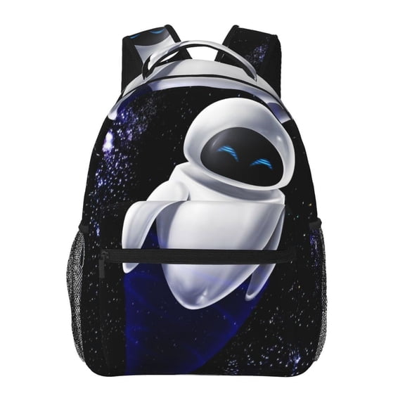 WALL-E Backpack Cartoon Lightweight Laptop Bookbag College Travel Hiking Work School Daypack Rucksack