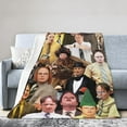 thumbnail image 3 of Blanket Dwight Schrute Soft and Comfortable Warm Fleece Throw Blankets Gift for Room Sofa Office Bed car Camp Couch Decoration Cozy Plush Beach Blankets All Season, 3 of 5