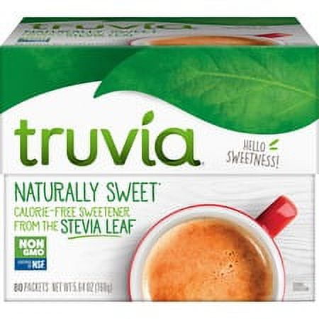 Truvia Cargill All Natural Sweetener Packets - Natural Sweetener - 80/Box Truvia Cargill All Natural Sweetener Packets - Natural Sweetener - 80/Box