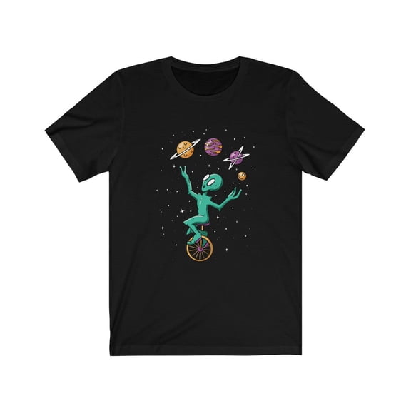 for Alien UFO Fan Juggler Alien UFO TShirt