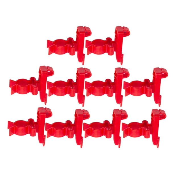 10x Organizador de Ganchos para Tablero de Agujeros Montado en La Pared Multifunción Fácil de Instalar Cocina Durable Garaje Jardín Patio Estante de a Clip cilíndrico CUTICAT Bandeja de almacenamiento