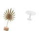 thumbnail image 4 of Escultura de hoja de metal abstracta nórdica, adorno creativo para casa de muñecas en miniatura, mesa, fiesta en casa, decoración de jardín, casa de j, 4 of 7