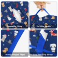 thumbnail image 6 of Dark Blue Christmas Dog and Snowman Pattern Toddler Nap Mats for Kids Preschool,59"x22" Sleeping Mat Bag or Kids,Toddler Sleeping Bag,Toddler Nap Mat or Daycare, 6 of 6