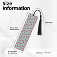 thumbnail image 3 of Kdxio Watermelon Print Metal Tassel Bookmarks,Perfect Gift for Art Lovers and Bookworms Metal Bookmarks for Women, 3 of 8
