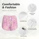 thumbnail image 4 of Balery Butterfly 1 Pantalones cortos deportivos para mujer con forro y dos bolsillos, elásticos, para entrenamiento, gimnasio, yoga-Small, 4 of 7