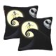 thumbnail image 1 of Juego de 2 fundas de almohada de felpa cuadradas negras de Pesadilla antes de Navidad, decoración de doble cara, cama de automóvil, dormitorio, sofá, fundas de almohada suaves, decoración del hogar,, 1 of 5