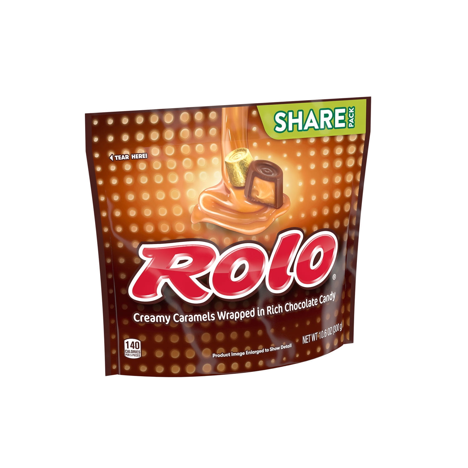 Rolo® Chocolate Caramel Candy, Individually Wrapped, Gluten Free, 10.6 oz, Share Pack