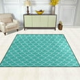 thumbnail image 3 of Coolnut Seamless Mermaid Tails Lightweight Carpet Mats, 6'8" x 4'10" Area Soft Rugs Floor Mat Rug Home Decoration for Kids Room Living Room, 80"x 58", 3 of 6