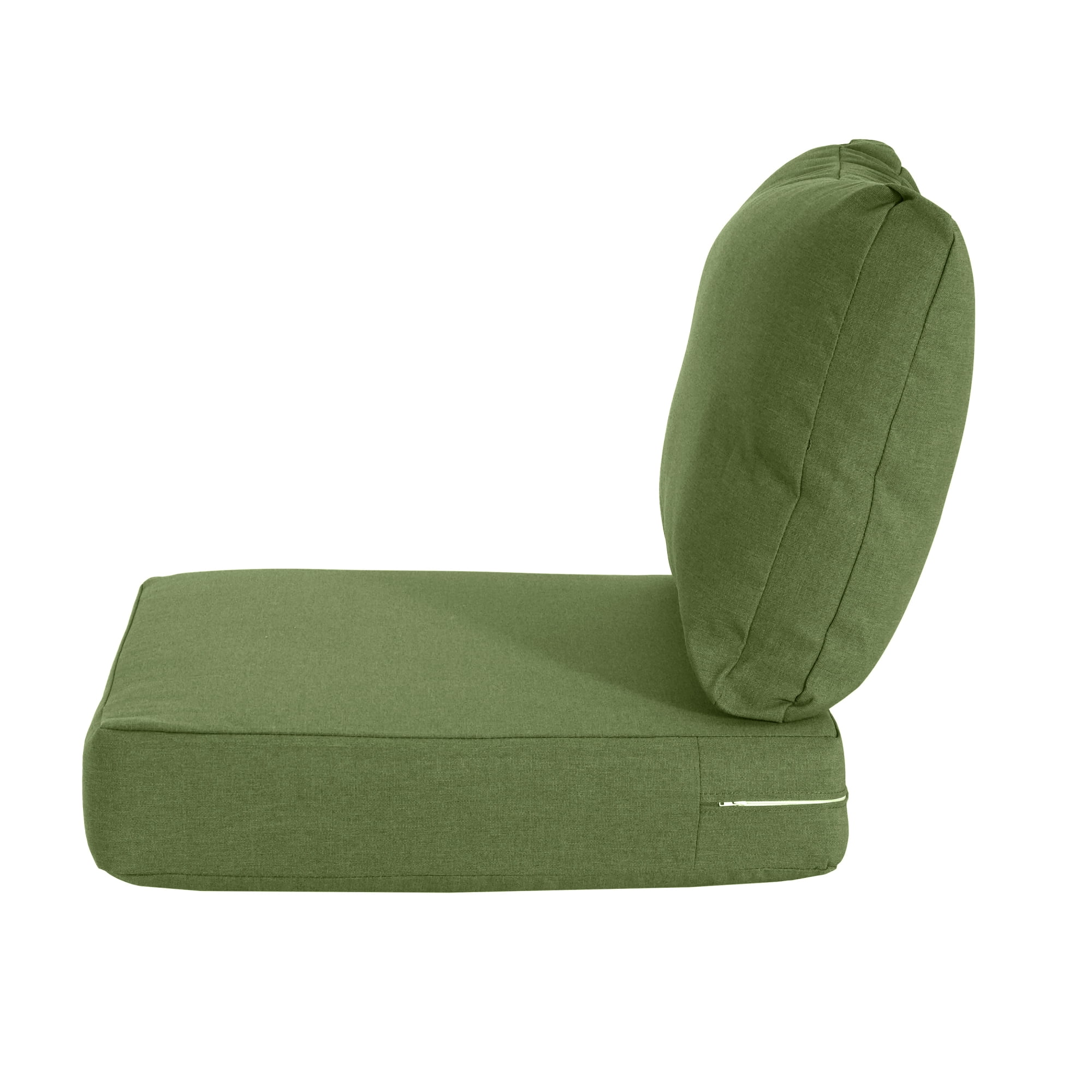 Jopath Outdoor Green Club Chair Cushion Set with Seat Cushion and Back Cushion, Compatible with Most Club Chair for Patio Balcony Garden(Without Club Chair)