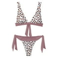 thumbnail image 2 of Neinkie 2Pcs/Set Women Two Piece Swimsuit Sexy Swimwear Halter String Triangle Bikini Sets, 2 of 7