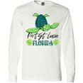 thumbnail image 3 of Inktastic Port St. Lucie, Florida Happy Sea Turtle Long Sleeve T-Shirt, 3 of 5