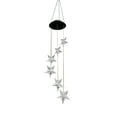thumbnail image 2 of Memorial Wind Chimes New Solar Wind Chime Lights LED Starses And Moonss Colorful Outdoor Waterproof Garden Decoration Hanging Lights, 2 of 8
