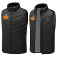 thumbnail image 5 of QATAINLAV No Battery Heated Insulated Puffer Vest for Women and Men 9 Heating Zones Winter Warm Hiking Heat Jackets with Pockets, Black, M, 5 of 8