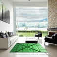 thumbnail image 6 of Ahgly Company Indoor Square Patterned Green Area Rugs, 5' Square, 6 of 6