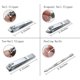 thumbnail image 3 of Manicure Set Professional Nail Clippers Kit Pedicure Care Tools- Stainless Steel Women Grooming Kit 12Pcs for Travel or Home (Gold), 3 of 4