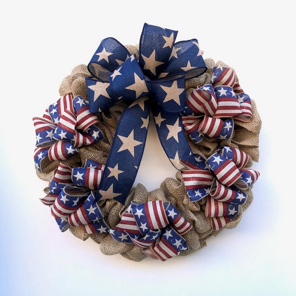Patriotic Independence Day Wreaths , Americana Patriotic Wreath USA July 4th Wreath, Glory 