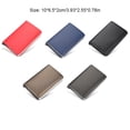 thumbnail image 4 of Sonducket Monedero de bloqueo multiusos, tamaño compacto, tarjetero, exquisito diseño Simple, ranuras autoadhesivas, suministros para hombre Carteras Oro Sonducket AP012206-05, 4 of 6