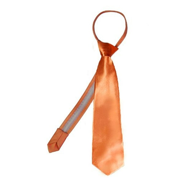 23 Couleur Fermeture à Glissière Cravate Garçons Costumes Formels Smokings de Bébé à l'Adolescence M 5-7, Orange