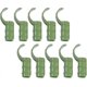 thumbnail image 1 of 15Pcs Garden Buildings Tube Clip Greenhouse Frame Pipe Tube Film Clip Pipe Clamps Connector Green 20Mm, 1 of 4