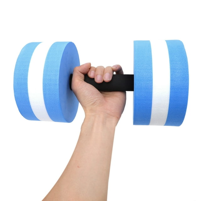 2PCS Water Floating Dumbbell Colorful EVA Water Pool Exercise Foam Dumbbell Fitness Equipment For Weight Loss
