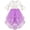 Purple, variant on Girls Dress White And Black Hi-lo Party Dancing Pageant 6