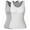 2 Pack:Grey-White, variant on VASLANDA Tank Tops for Women Basic Camisole with Built in Shelf Bra Wide Strap Underskirts for Summer