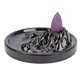 thumbnail image 5 of Quemadores de incienso de reflujo hechos a mano, soporte de incienso fácil de limpiar con 20 piezas de especias gratis para regalo de decoración artesanal, 5 of 15