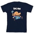 thumbnail image 5 of Dog Man Running Youth Navy Crew Neck Short Sleeve T-shirt-XS, 5 of 7