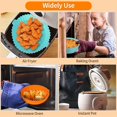 thumbnail image 4 of Silicone Air Fryer Liners, 3Pcs Air Fryer Liners Reusable Air Fryer Accessories Silicone Airfryer Liners Air Fryer Silicone Liner Replacement for Disp, 4 of 5